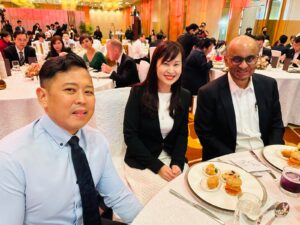 DLE receiving an SkillsFuture Employer Award (Gold) for excellence in staff skills development, technical upgrading, and leadership training.