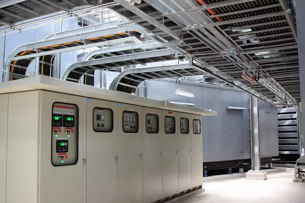 Electrical system design, installation, and maintenance provided by DLE.